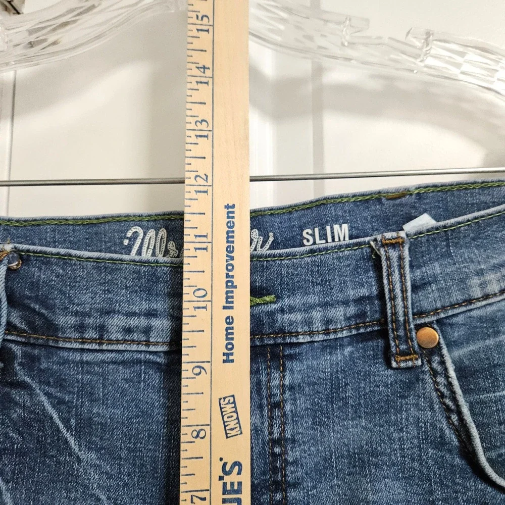 Wrangler Jeans Mens 33x32 Blue Retro Slim Straight‎ Leg Stretch Denim 112335418